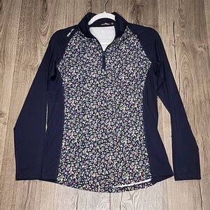 RLX Ralph Lauren half zip top, great for golf, tennis, pickleball, S